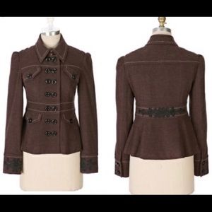 NWT Anthropologie Elevenses Gramercy Jacket Sz 6